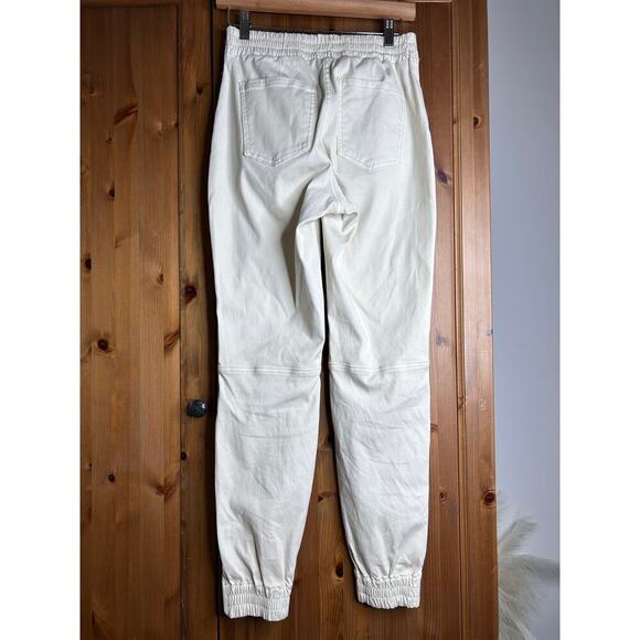 Spanx Stretch Twill Cargo Jogger Pants Women’s Small Ivory White‎ Professional - Picture 4 of 8